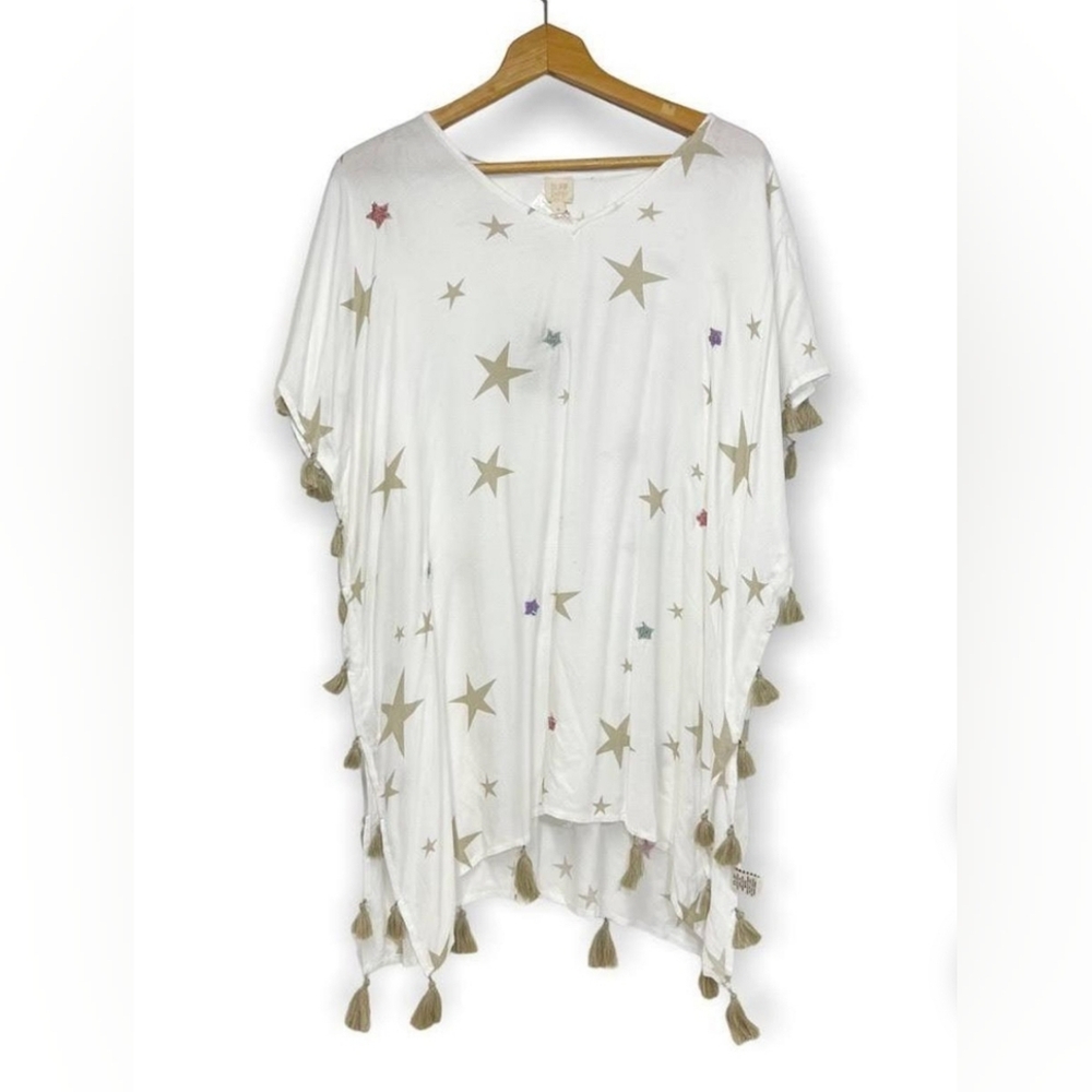 Surf Gypsy Star Print Swim Cover up Dress